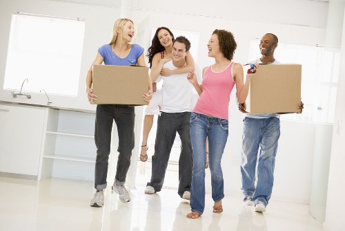 Removals van for local household moves in Roehampton