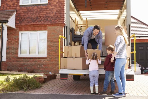 Man with van removal support for homes in Roehampton
