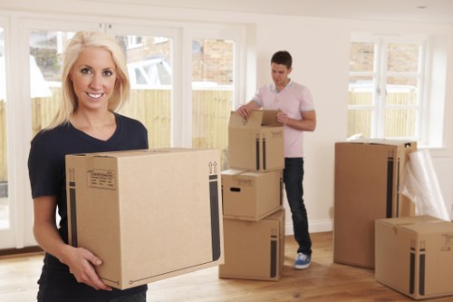 Local house moving support in Roehampton on a residential street