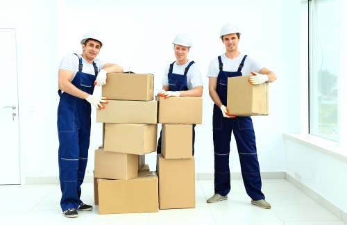 Residential moving team handling a flat move in Roehampton