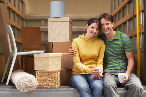Local moving van used for apartment and flat moves in Roehampton