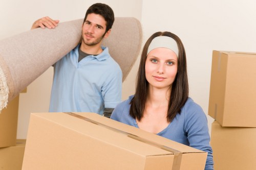 Risk assessment being carried out before a Man With Van Roehampton move